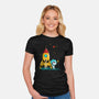 Space Explorer-Womens-Fitted-Tee-kharmazero