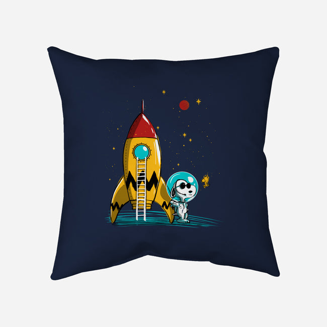 Space Explorer-None-Removable Cover w Insert-Throw Pillow-kharmazero