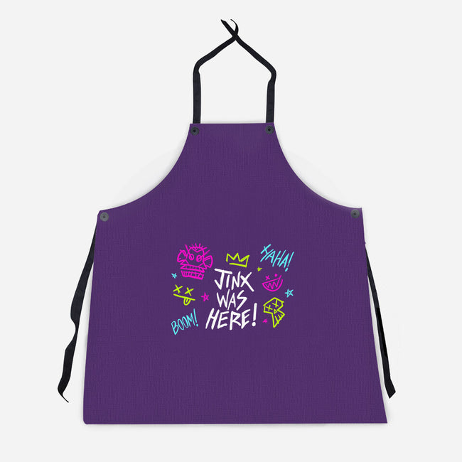 Jinx Doodles-Unisex-Kitchen-Apron-Mushita