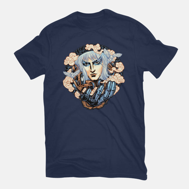 Goblin Gaze-Womens-Fitted-Tee-glitchygorilla