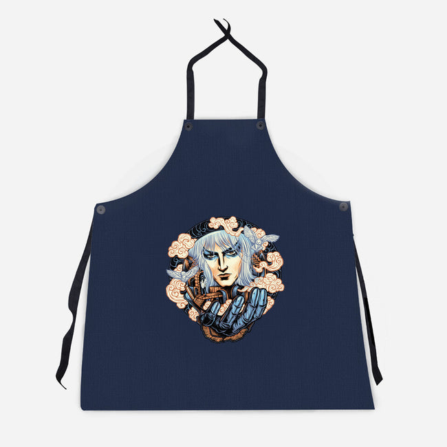 Goblin Gaze-Unisex-Kitchen-Apron-glitchygorilla