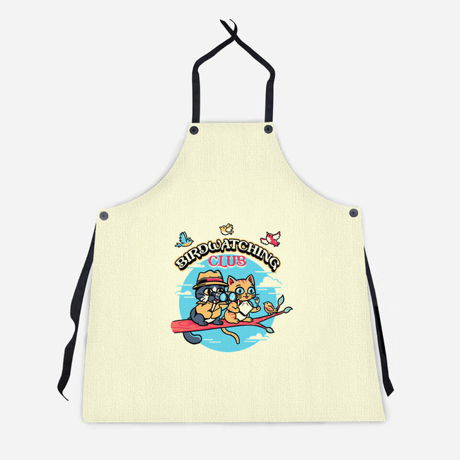 Birdwatching Club-Unisex-Kitchen-Apron-estudiofitas