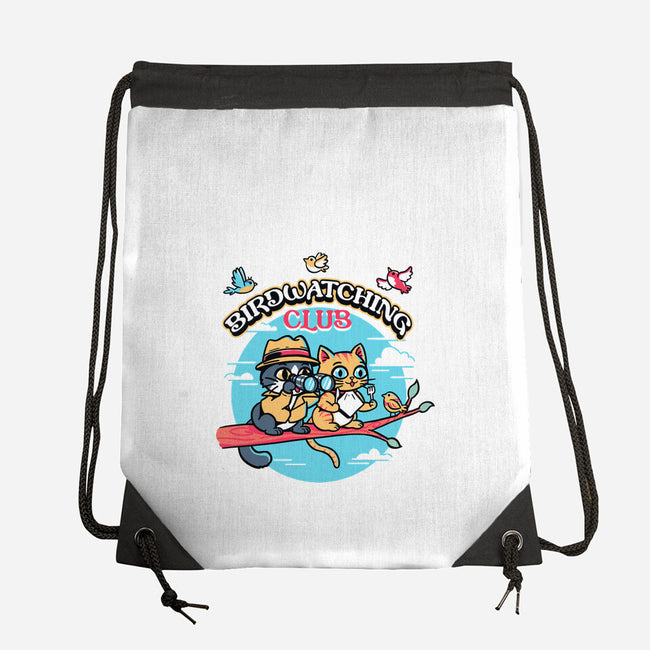 Birdwatching Club-None-Drawstring-Bag-estudiofitas