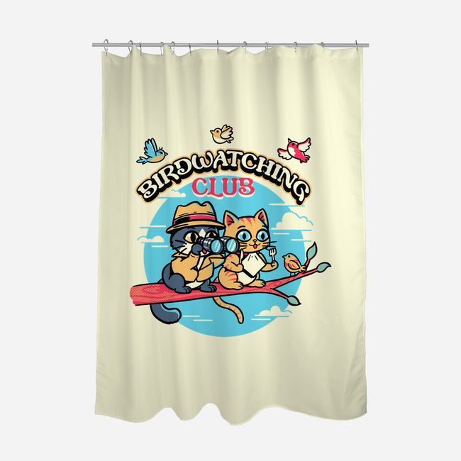 Birdwatching Club-None-Polyester-Shower Curtain-estudiofitas