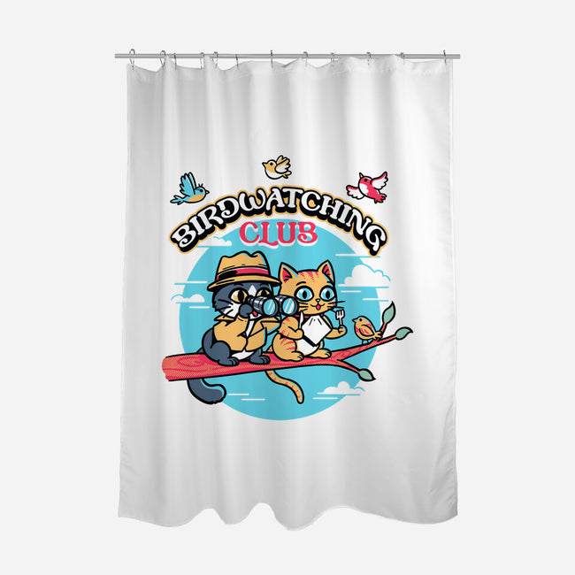 Birdwatching Club-None-Polyester-Shower Curtain-estudiofitas