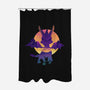 Purple Dragon-None-Polyester-Shower Curtain-dandingeroz