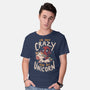 I'm Not Crazy Ask My Unicorn-Mens-Basic-Tee-Arigatees