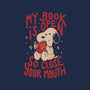 My Book Is Open-Womens-V-Neck-Tee-Arigatees