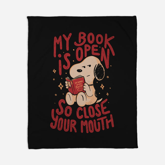 My Book Is Open-None-Fleece-Blanket-Arigatees