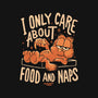 I Only Care About Food And Naps-Unisex-Kitchen-Apron-Arigatees