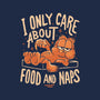 I Only Care About Food And Naps-Womens-Racerback-Tank-Arigatees