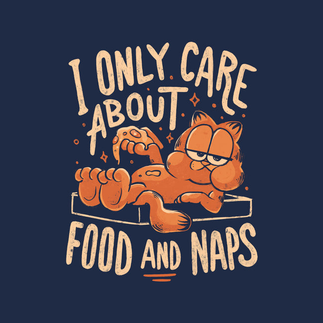 I Only Care About Food And Naps-Youth-Basic-Tee-Arigatees