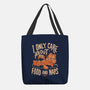 I Only Care About Food And Naps-None-Basic Tote-Bag-Arigatees