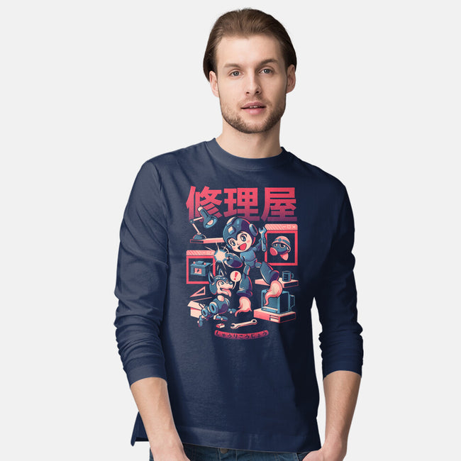 Mega Workshop-Mens-Long Sleeved-Tee-eduely