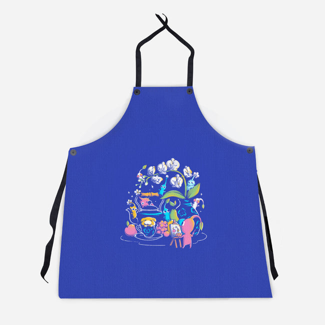 Tiny Artists-Unisex-Kitchen-Apron-eduely