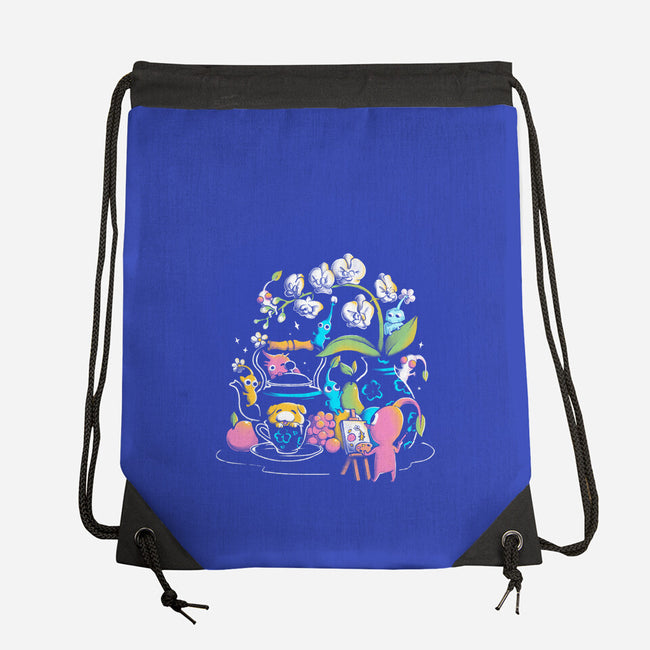 Tiny Artists-None-Drawstring-Bag-eduely