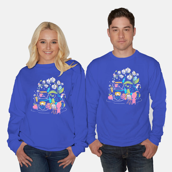 Tiny Artists-Unisex-Crew Neck-Sweatshirt-eduely