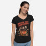 Gifts From Death-Womens-V-Neck-Tee-eduely