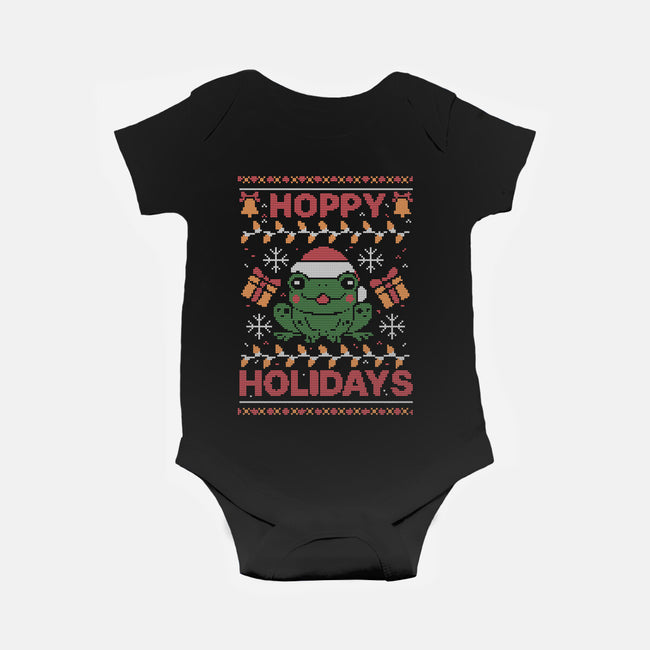 Hoppy Holidays Sweater-Baby-Basic-Onesie-eduely