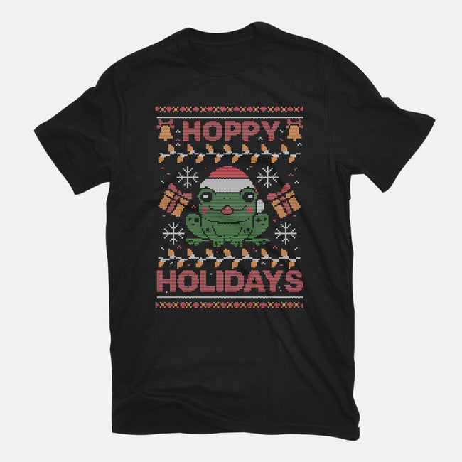 Hoppy Holidays Sweater-Mens-Basic-Tee-eduely