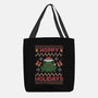 Hoppy Holidays Sweater-None-Basic Tote-Bag-eduely