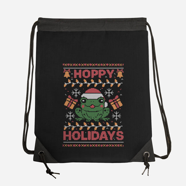 Hoppy Holidays Sweater-None-Drawstring-Bag-eduely