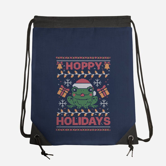 Hoppy Holidays Sweater-None-Drawstring-Bag-eduely