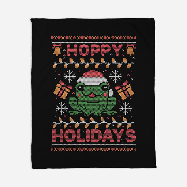 Hoppy Holidays Sweater-None-Fleece-Blanket-eduely