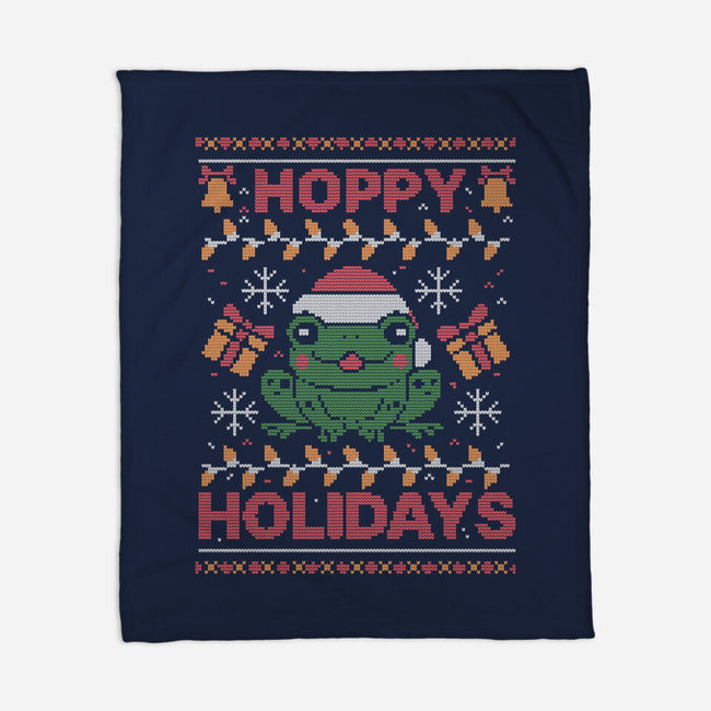 Hoppy Holidays Sweater-None-Fleece-Blanket-eduely