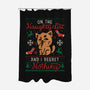 On The Naughty List-None-Polyester-Shower Curtain-eduely