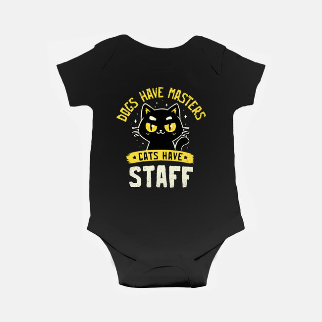 Cats Have Staff-Baby-Basic-Onesie-koalastudio