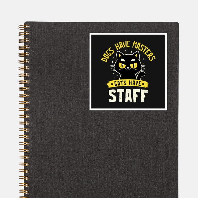 Cats Have Staff-None-Glossy-Sticker-koalastudio