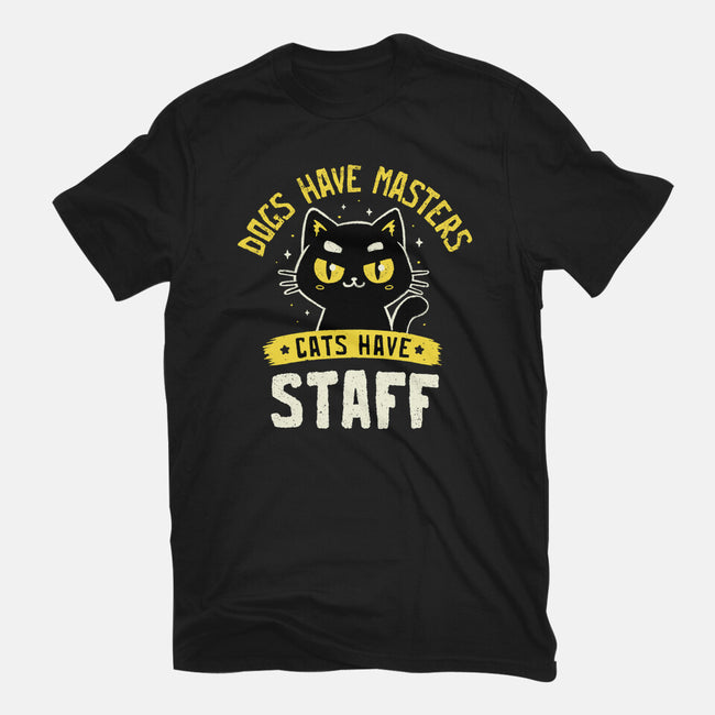 Cats Have Staff-Unisex-Basic-Tee-koalastudio