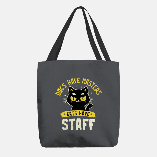 Cats Have Staff-None-Basic Tote-Bag-koalastudio