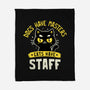 Cats Have Staff-None-Fleece-Blanket-koalastudio