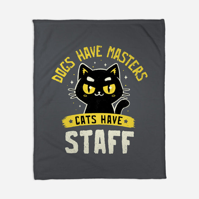 Cats Have Staff-None-Fleece-Blanket-koalastudio