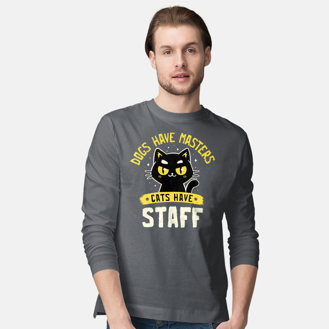 Cats Have Staff-Mens-Long Sleeved-Tee-koalastudio