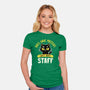 Cats Have Staff-Womens-Fitted-Tee-koalastudio