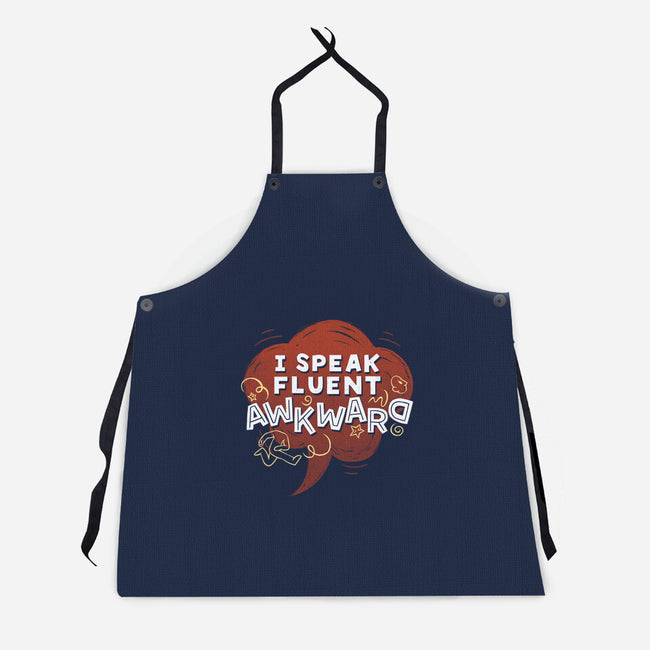 I Speak Fluent Awkward-Unisex-Kitchen-Apron-koalastudio