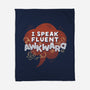 I Speak Fluent Awkward-None-Fleece-Blanket-koalastudio