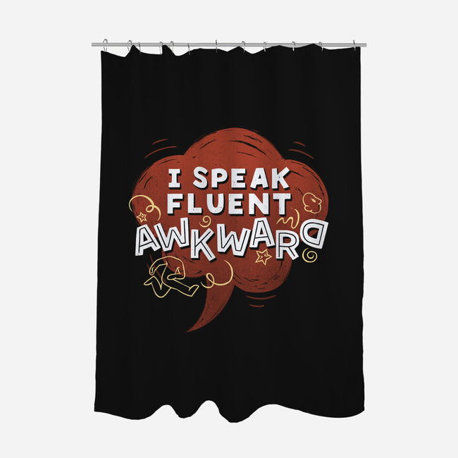 I Speak Fluent Awkward-None-Polyester-Shower Curtain-koalastudio