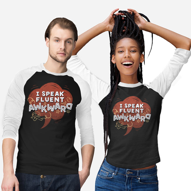 I Speak Fluent Awkward-Unisex-Baseball-Tee-koalastudio