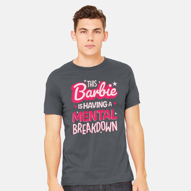 This Barbie Is Having A Mental Breakdown-Mens-Heavyweight-Tee-koalastudio