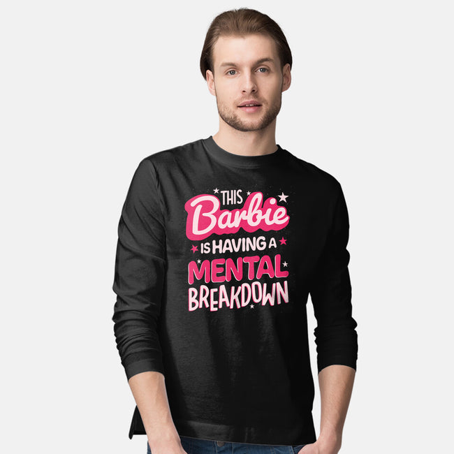 This Barbie Is Having A Mental Breakdown-Mens-Long Sleeved-Tee-koalastudio