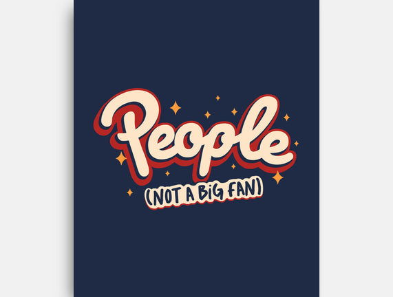 People Not A Big Fan