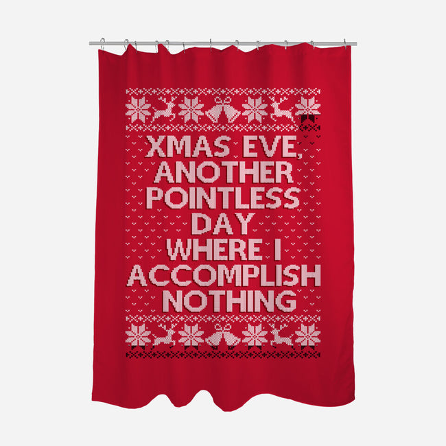 Another Pointless Xmas-None-Polyester-Shower Curtain-Barbadifuoco