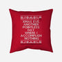 Another Pointless Xmas-None-Removable Cover w Insert-Throw Pillow-Barbadifuoco