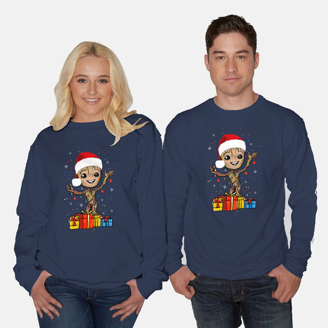 I Am Christmas-Unisex-Crew Neck-Sweatshirt-kharmazero