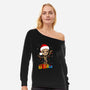 I Am Christmas-Womens-Off Shoulder-Sweatshirt-kharmazero