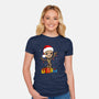 I Am Christmas-Womens-Fitted-Tee-kharmazero